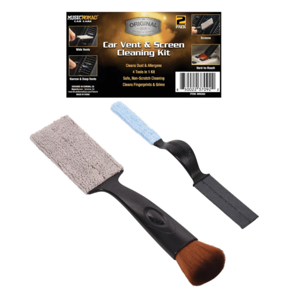 MusicNomad Car Vent & Screen Cleaning 2 pc. Kit