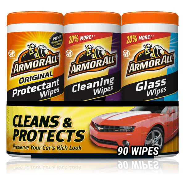 Armor All Protectant, Glass and Cleaning Wipes