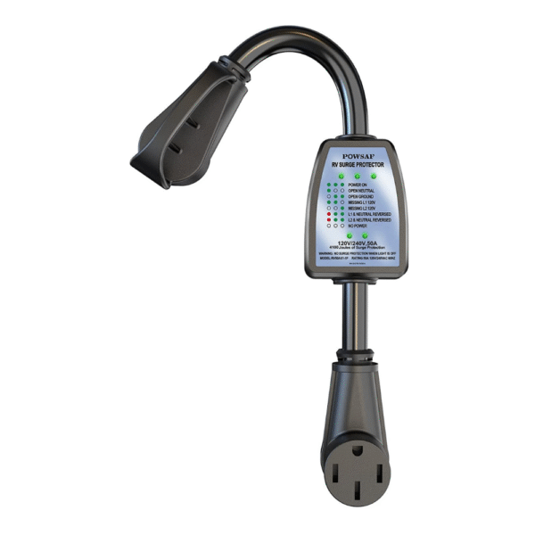 POWSAF 50amp Surge Protector for rv Accessories RV Voltage
